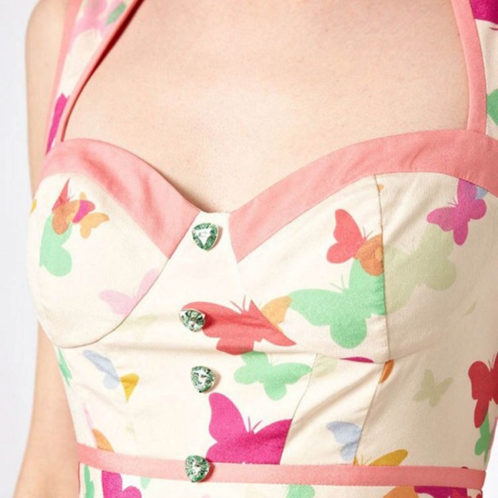 GORGEOUS Hi Low Butterfly Dress - Picture 8 of 8